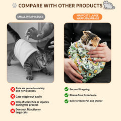maiwoste nail trimming wrap keeps paws accessible and stress-free