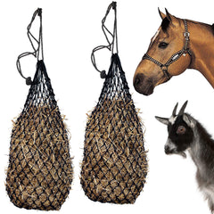 Majestic Ally hay net with 40-inch length and slow-feed holes for controlled grazing.