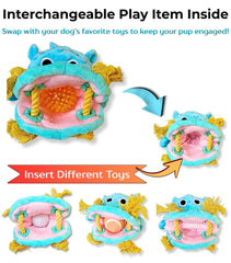 Majestic Pals 4-in-1 hippo toy snout ropes for tug sessions