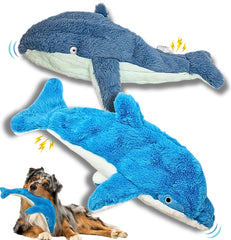 Majestic Pals crinkle head squeaker for engaging interactive play.