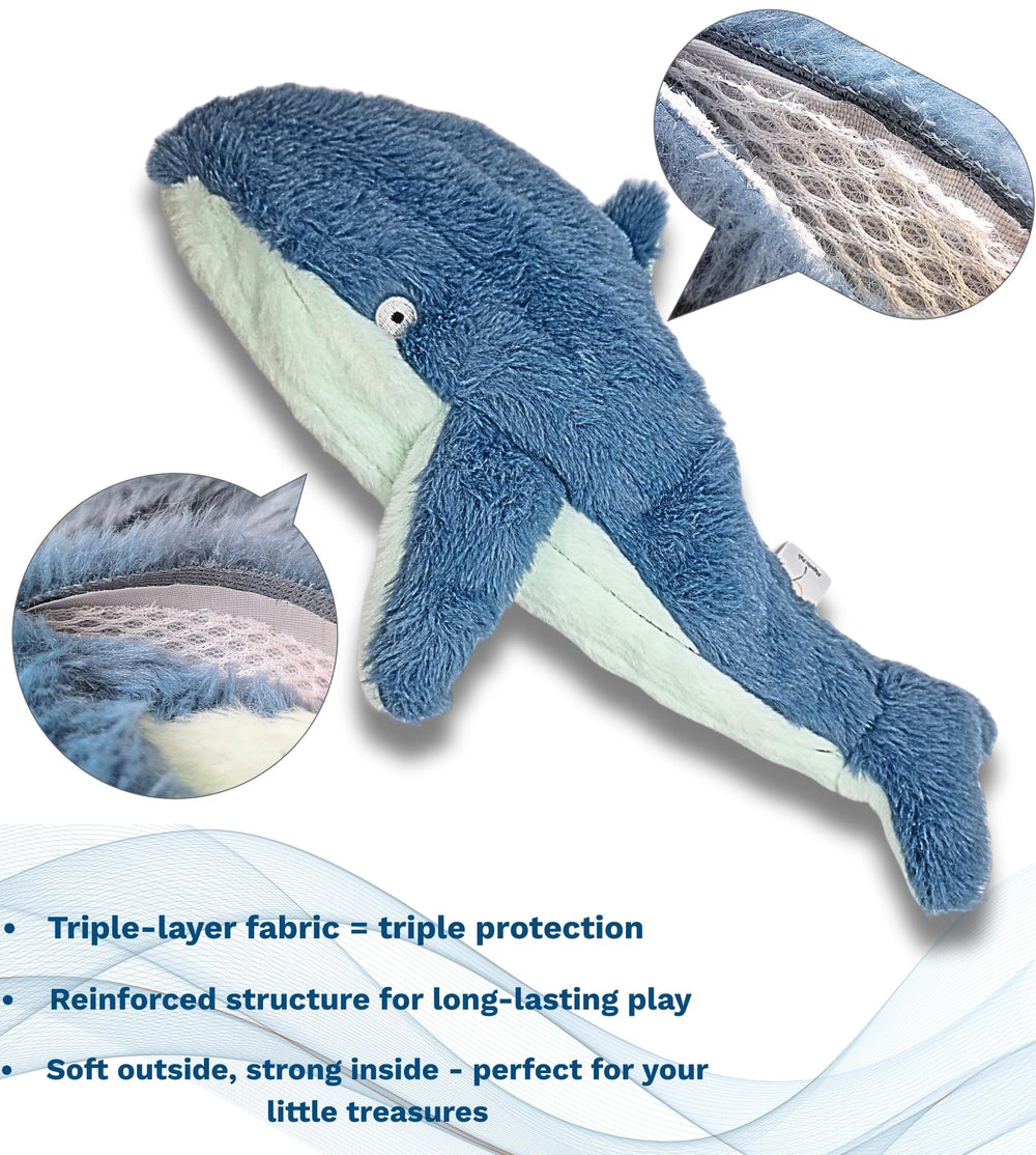 Majestic Pals embroidered eyes safety feature for soft, safe fun.