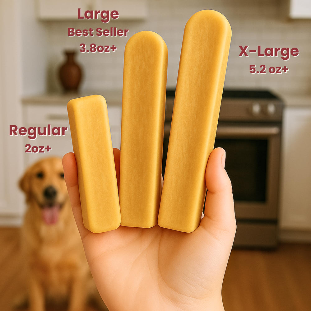 Majestic Pet Himalayan cheese chew delivers long-lasting entertainment and chew satisfaction.