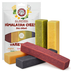 Majestic Pet Himalayan cheese dog chews in packaging for large dogs.