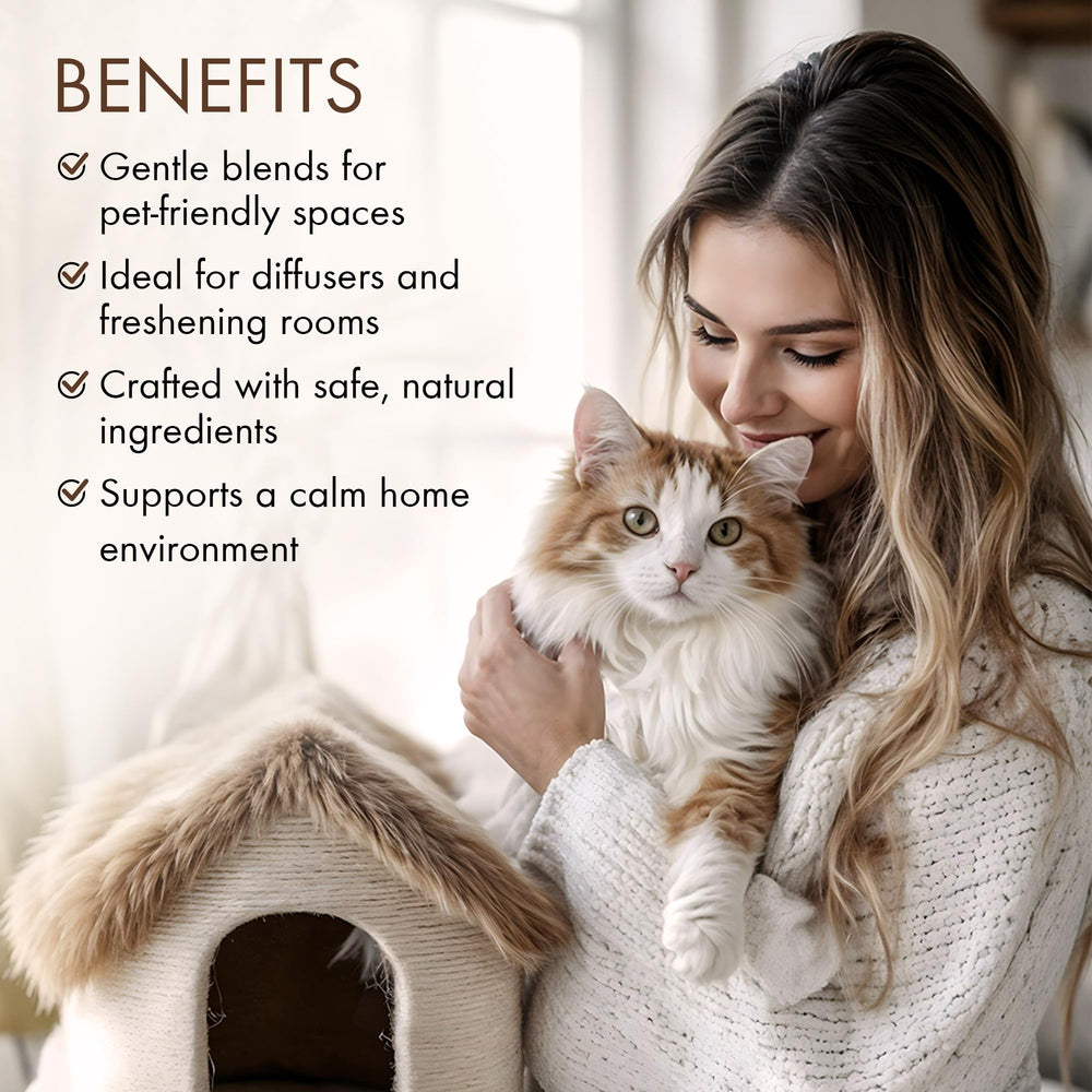 Majestic Pure pet relaxation scene captures calm cohabitation with scents
