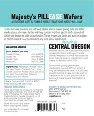 Majesty's PillEase half-piece render shows pill-size customization.