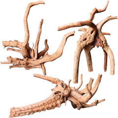 majoywoo natural driftwood branch 7in adds a natural focal point to your aquarium.