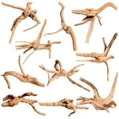 majoywoo spider wood branch 2-4.5 inches for aquariums adds natural hiding spots