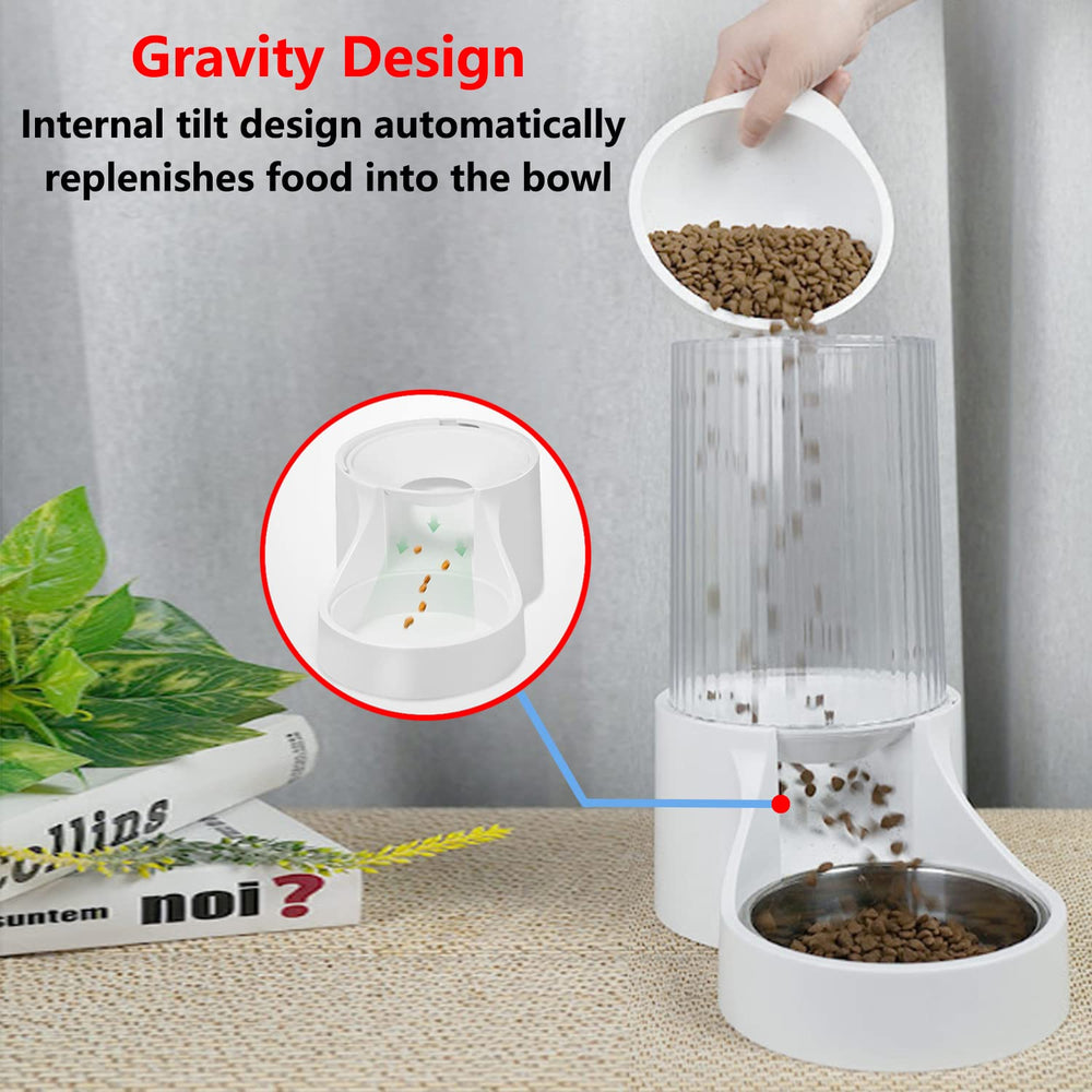 Makikuser visible bottle allows monitoring food level at a glance.