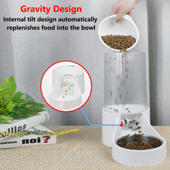 Makikuser visible bottle allows monitoring food level at a glance.