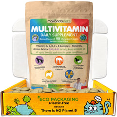 Makondo Pets prenatal vitamins bottle for pregnant dogs