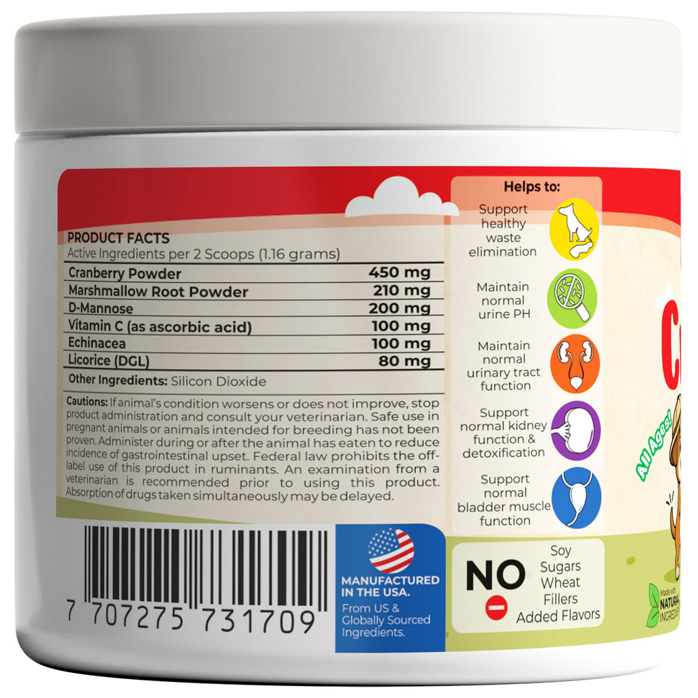 Makondo Pets powder mixed into dog food for daily use.