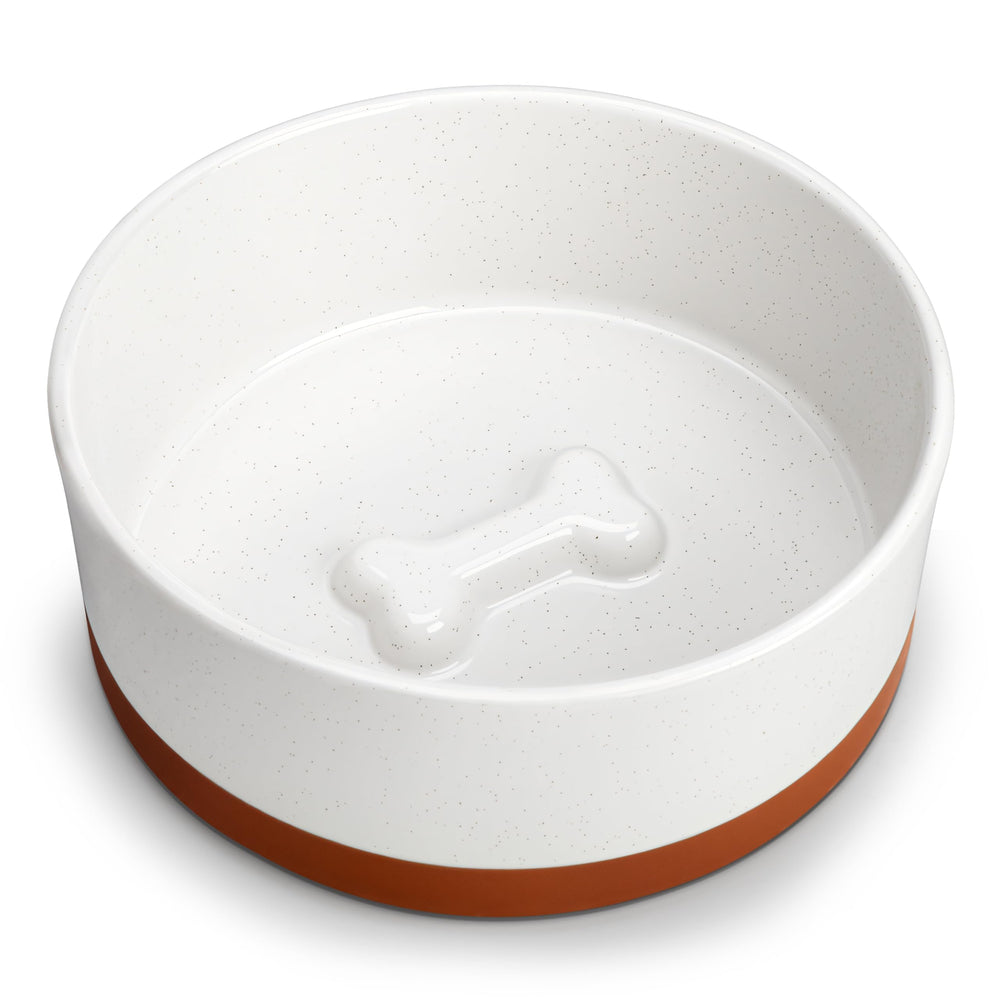 MALACASA large dog bowl with 8-inch diameter for ample portions