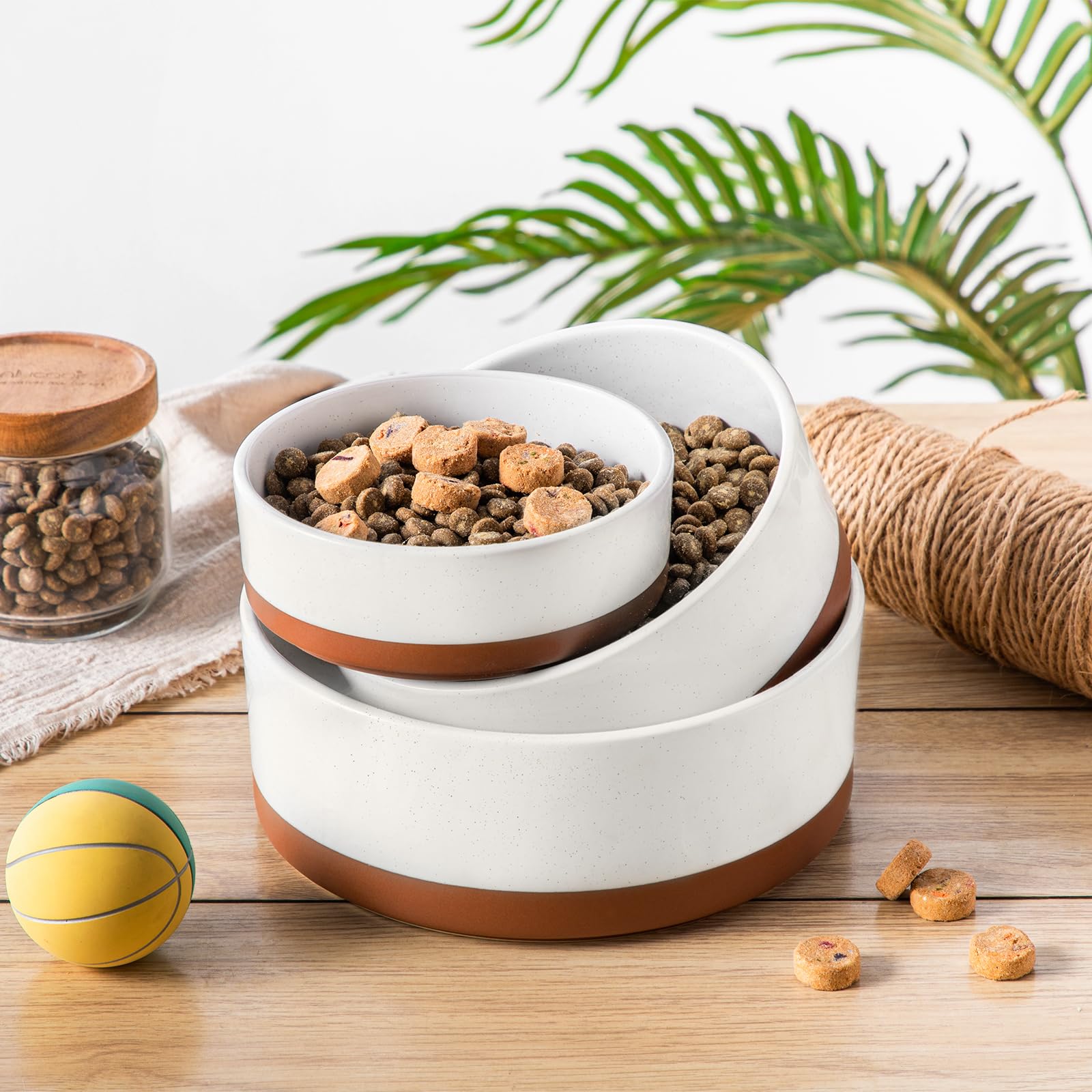 MALACASA modern design fits seamlessly in a kitchen or pet station