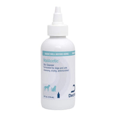 MalAcetic Otic cleanser bottle for pets, refreshing ear cleaning.