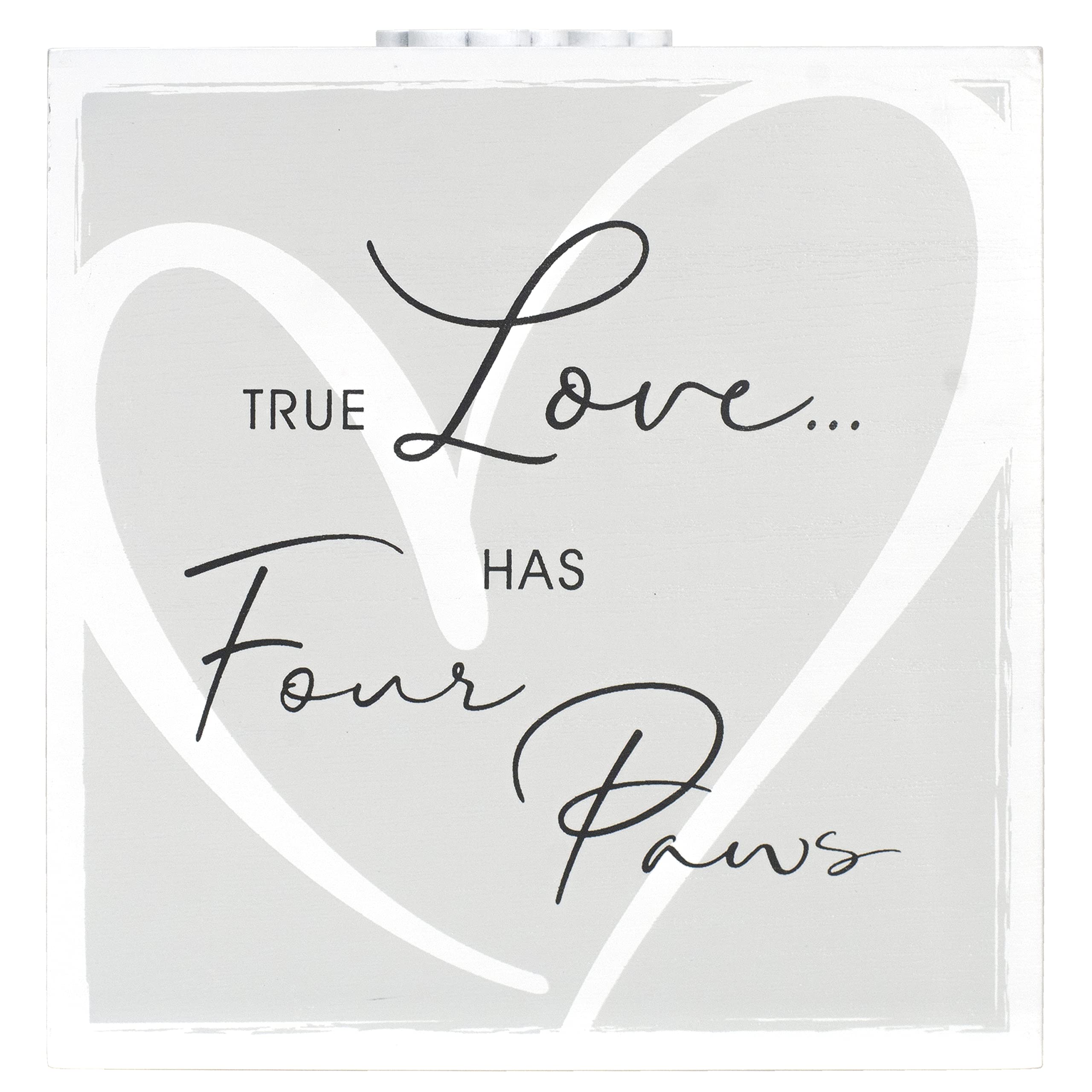 Malden Forever In Our Hearts urn overall design suits small to medium pets.