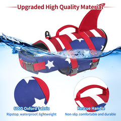 Malier life jacket buckle, D ring, and grab handle for easy rescue