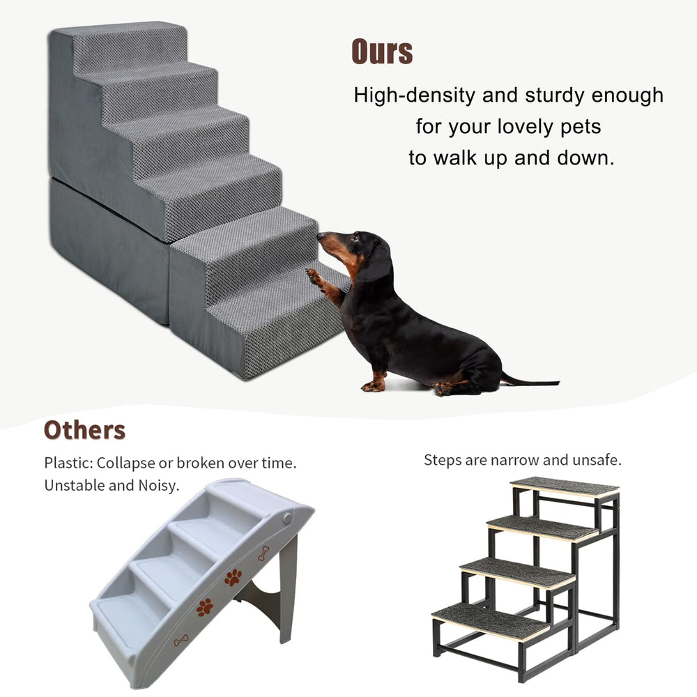 MALOROY 2-in-1 design serves as bed ramp and lower-height steps.