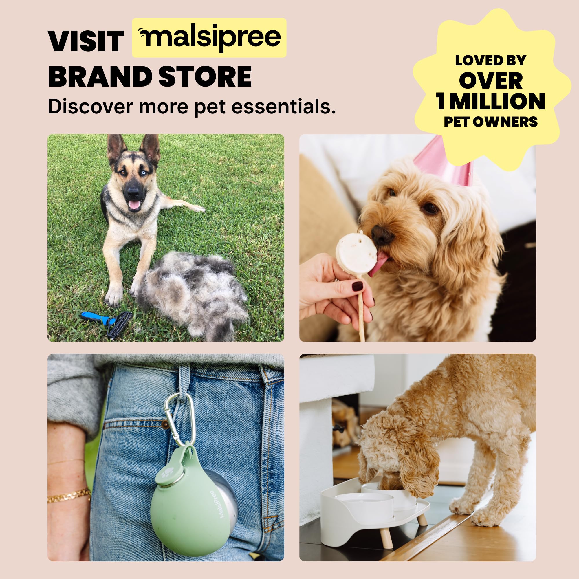MalsiPree portable dog bottle supports easy hydration outdoors