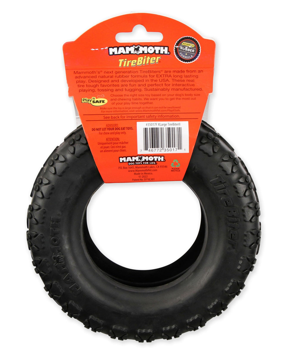 Mammoth TireBiterII from Mammoth Pet Products, trusted for premium dog toys