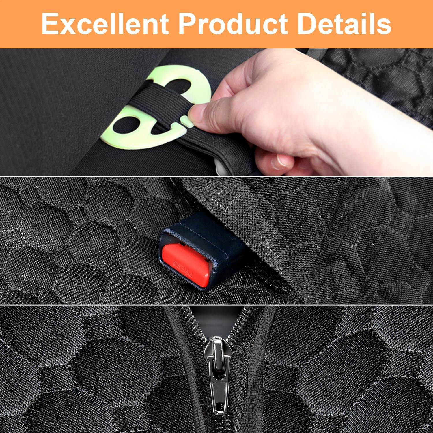 Mancro 600D waterproof material blocks moisture and claws.