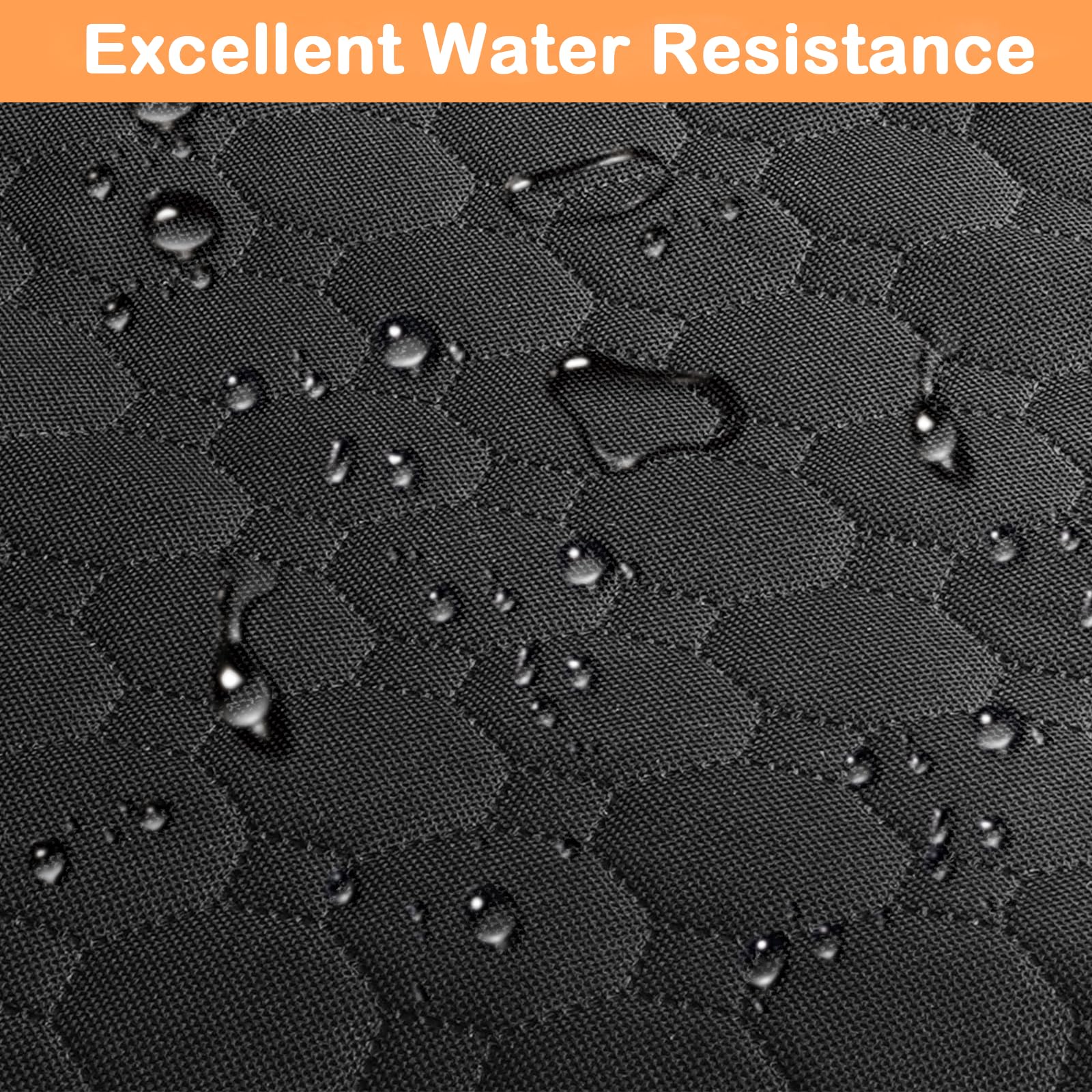 Mancro 600D waterproof material resists spills and paw marks.