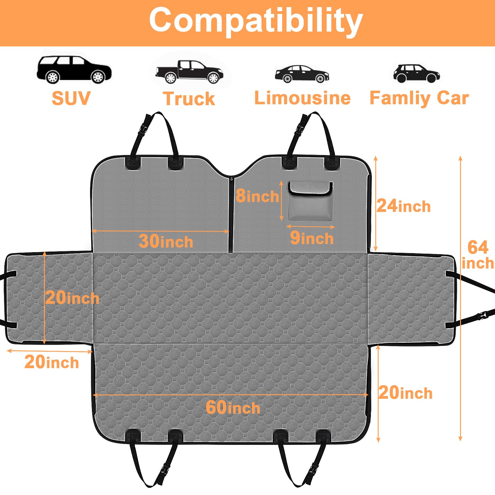 Mancro X-large compatibility supports larger breeds on longer trips