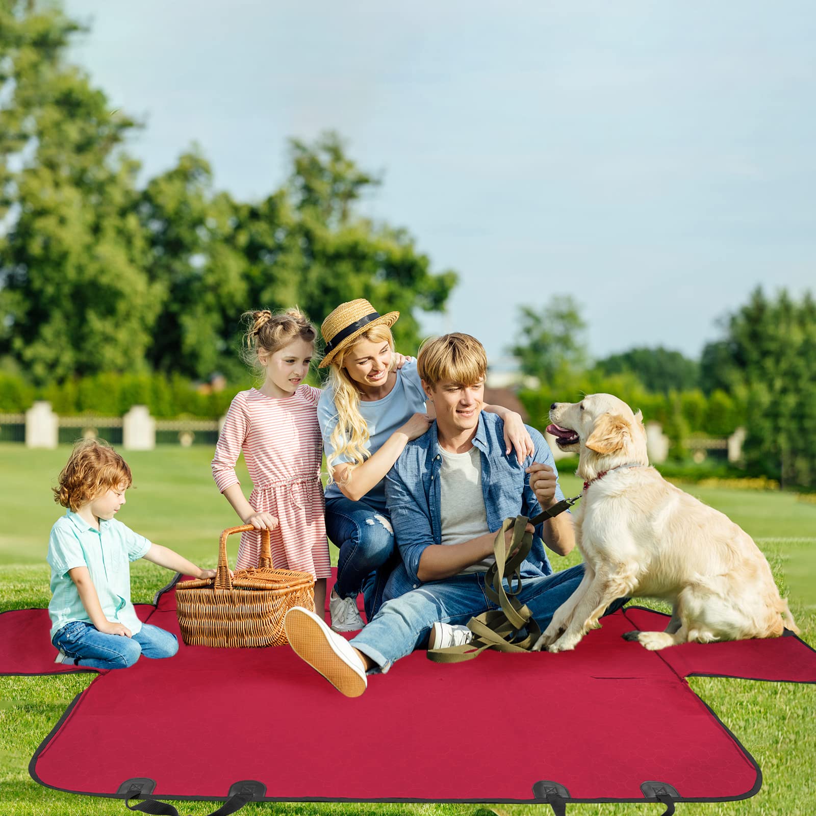 Mancro dog car seat cover XL size recommended for larger vehicles.