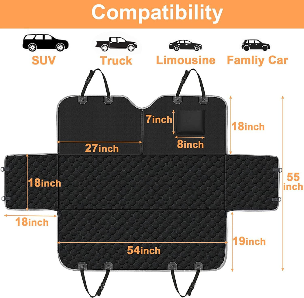 Mancro waterproof and scratch-resistant protection preserves interior.