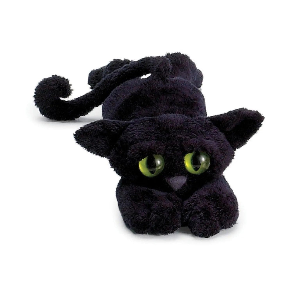 Manhattan Toy Ziggy Lanky Cat plush with poseable body for playful posing.
