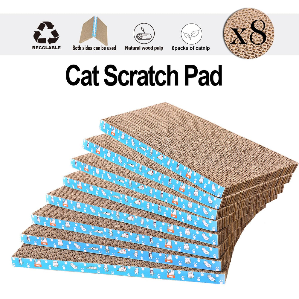 Mankaide scratch pad helps grind claws without furniture damage.