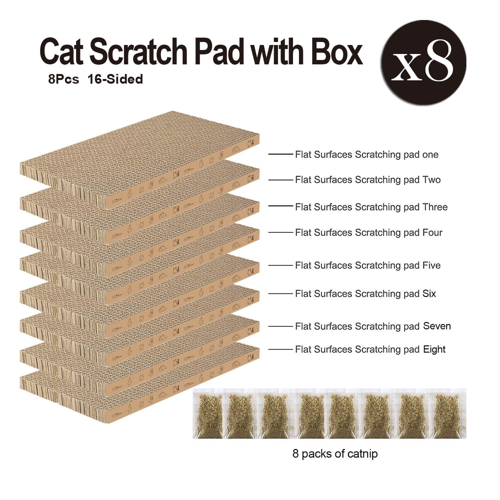 Mankaide reversible scratchpad cardboard, two-sided for extended use