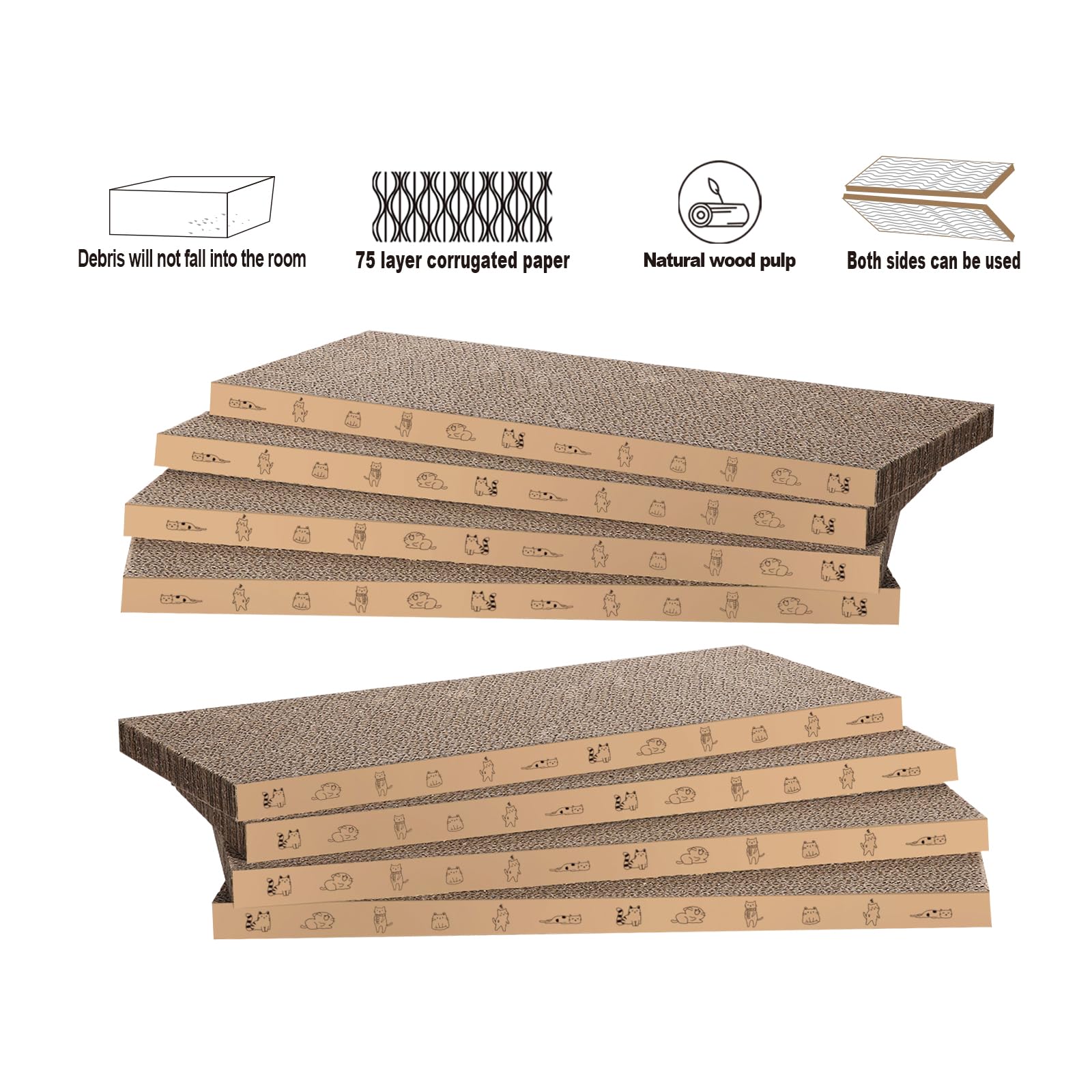 Mankaide scratcher used to train cats away from furniture