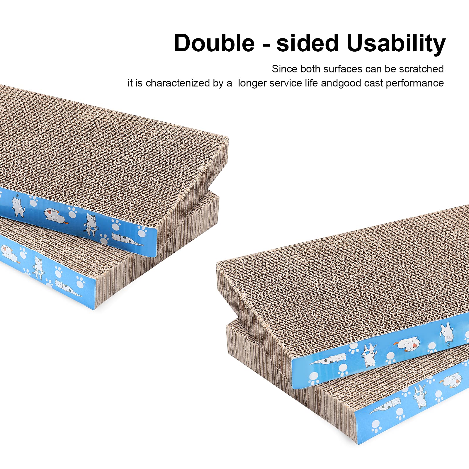 Mankaide five pack cat scratchers provide long lasting value