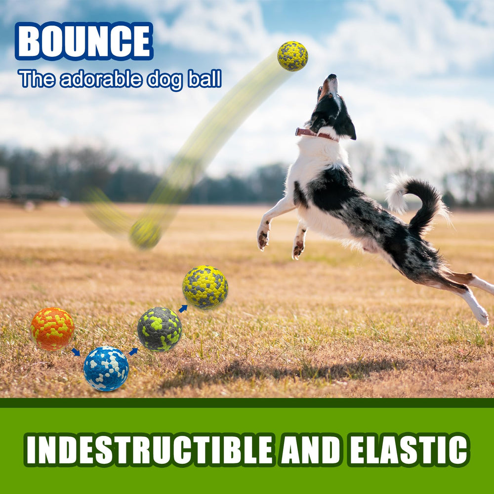 Lightweight dog ball ideal for yard, beach, or snow games.