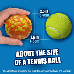 Mankoda dog balls textured surface massages gums and cleans teeth during chewing.