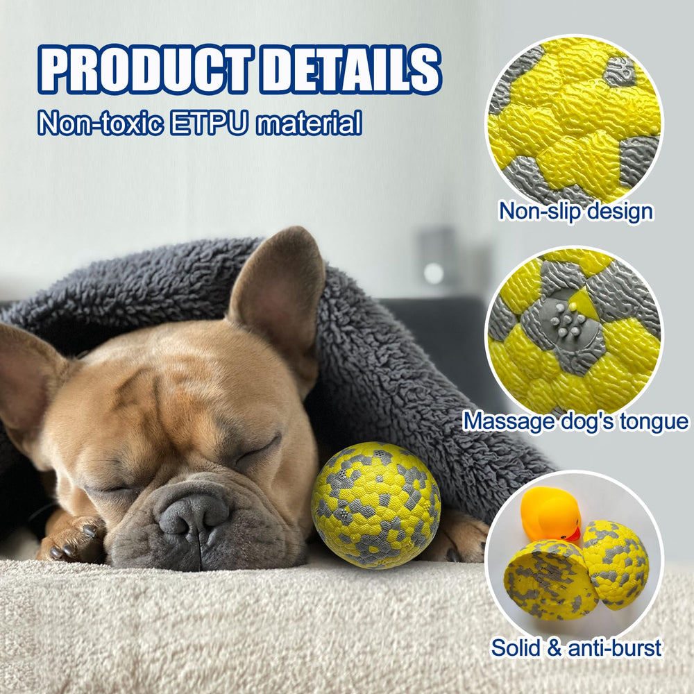 Vibrant colors from Mankoda dog balls boost fetch and play visibility.