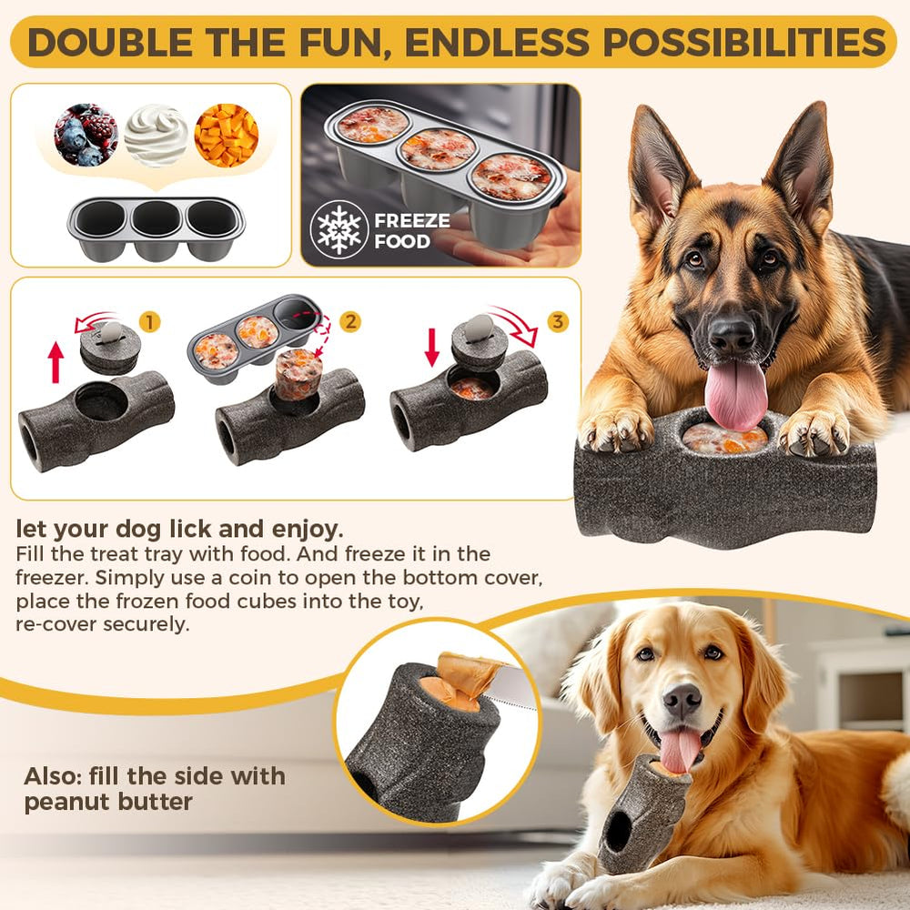 Mankoda slow-feeding toy helps curb rapid eating with frozen rewards