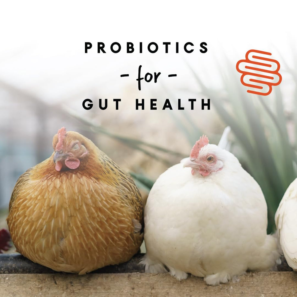Manna Pro probiotics label emphasizes digestive health support.
