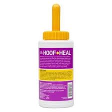 Manna Pro Hoof-Heal brush-on application demonstrated for convenient hoof conditioning