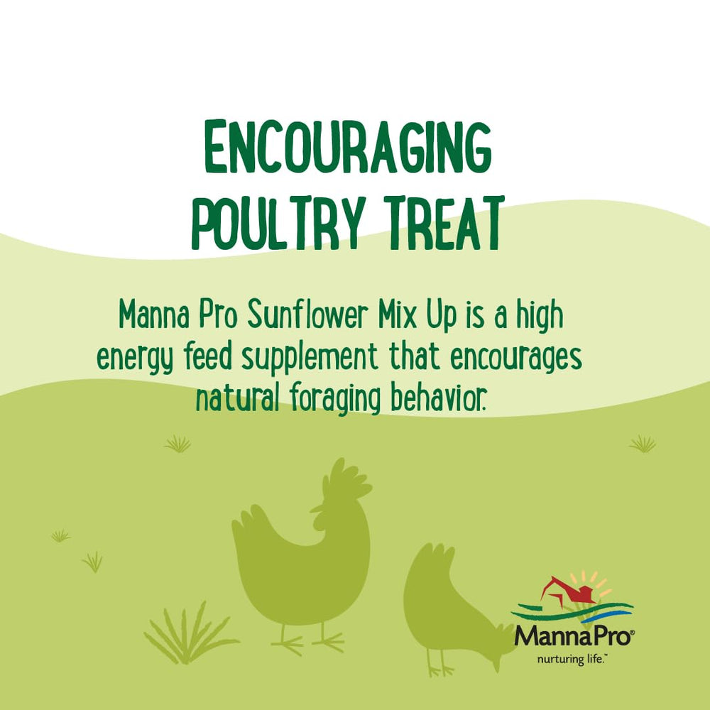 Manna Pro non-GMO purple corn detail highlights high-energy nutrition for flocks.