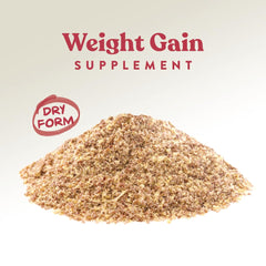 Manna Pro Senior Weight Accelerator bag front highlighting easy-to-feed formulation