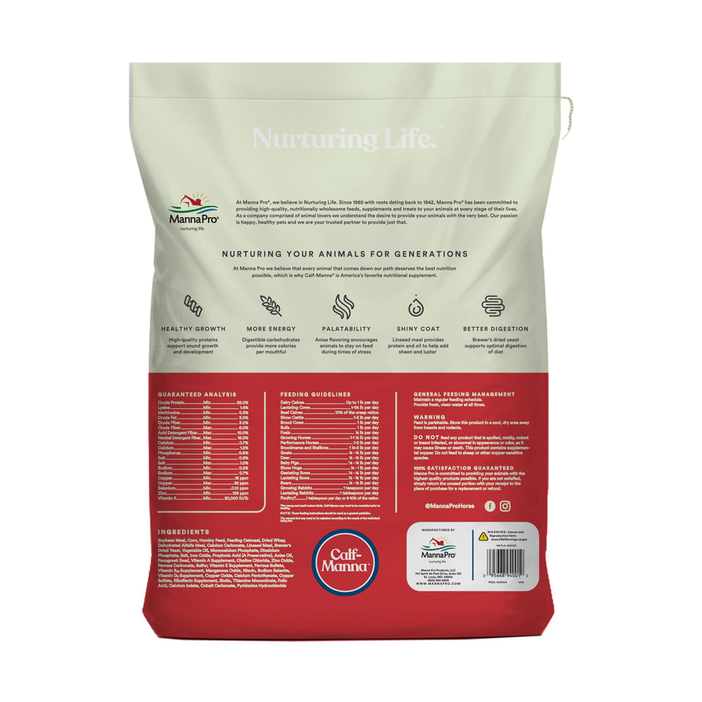 Manna Pro Calf-Manna used around deer environments for broad use.