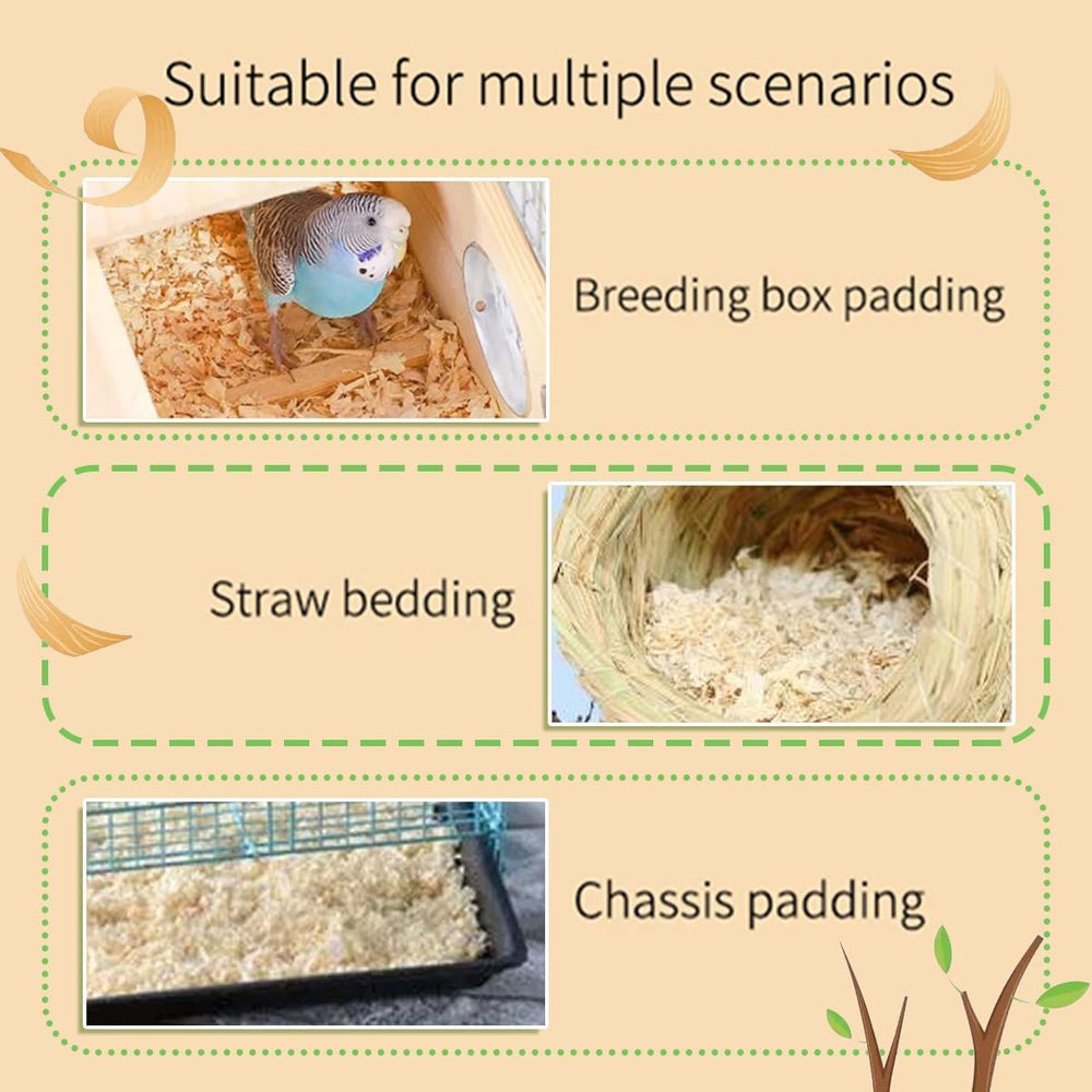 MANON ROSA breeding box nest material keeps nests tidy.