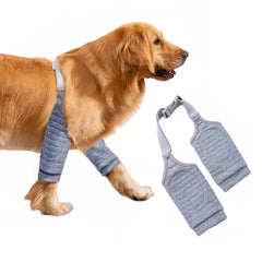 MANON ROSA dog elbow pad on the front leg sleeve protects wounds and reduces licking.