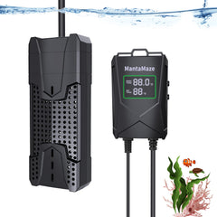 MantaMaze aquarium heater in-tank setup maintains stable temperature for tropical fish