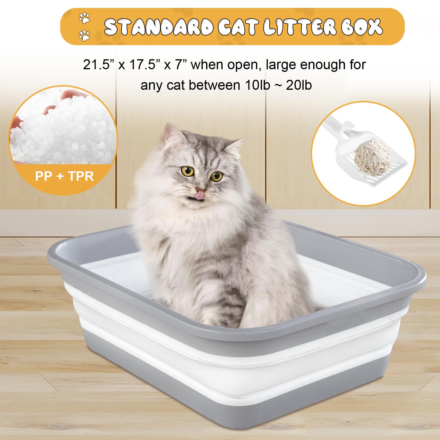 Maohegou cat bath tub function allows simple cleaning when needed.