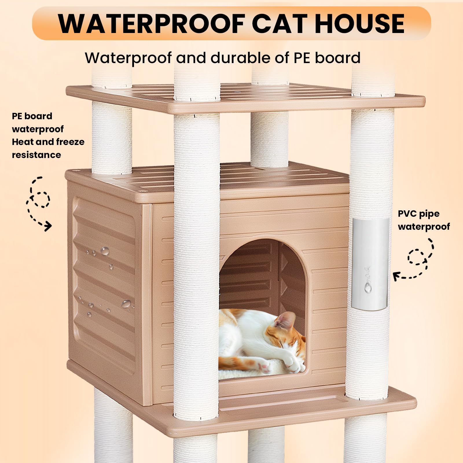 MAOHEGOU multi-layer climbing tower supports climbing, jumping, and exploration.