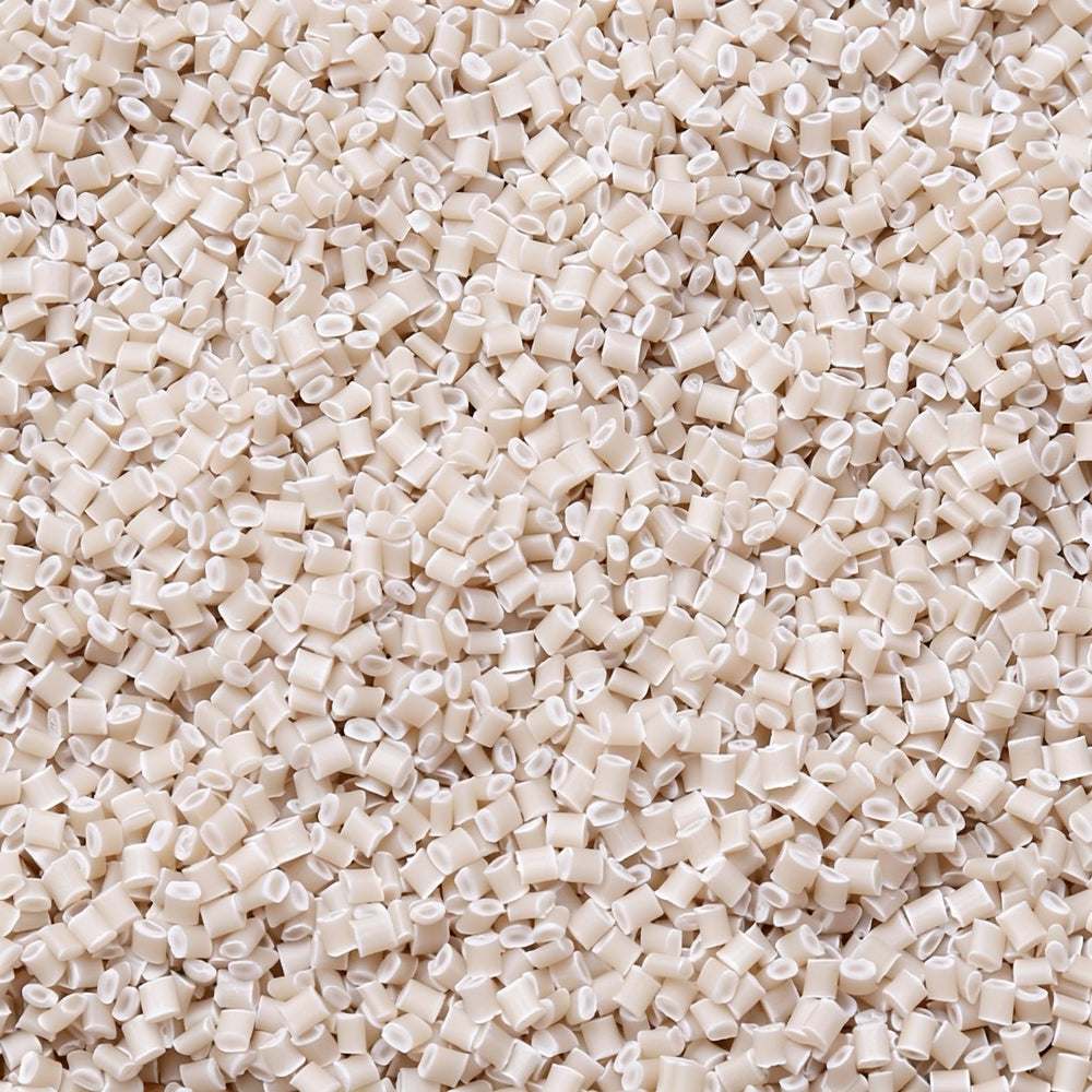 Maomida granules sink to the bottom, pictured in a tray for straightforward cleaning