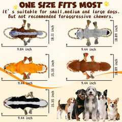 MAOOOOB rope tug dog toy designed for sturdy pulls and training