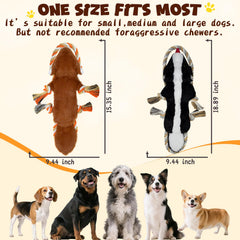 MAOOOOB skunk shape dog toy for playful engagement